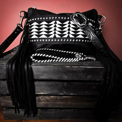 Black and white Pendleton Front