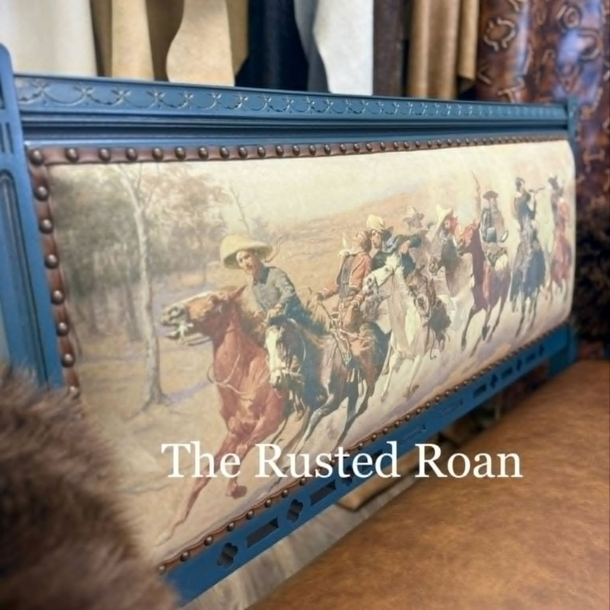 Cowboy Print Settee