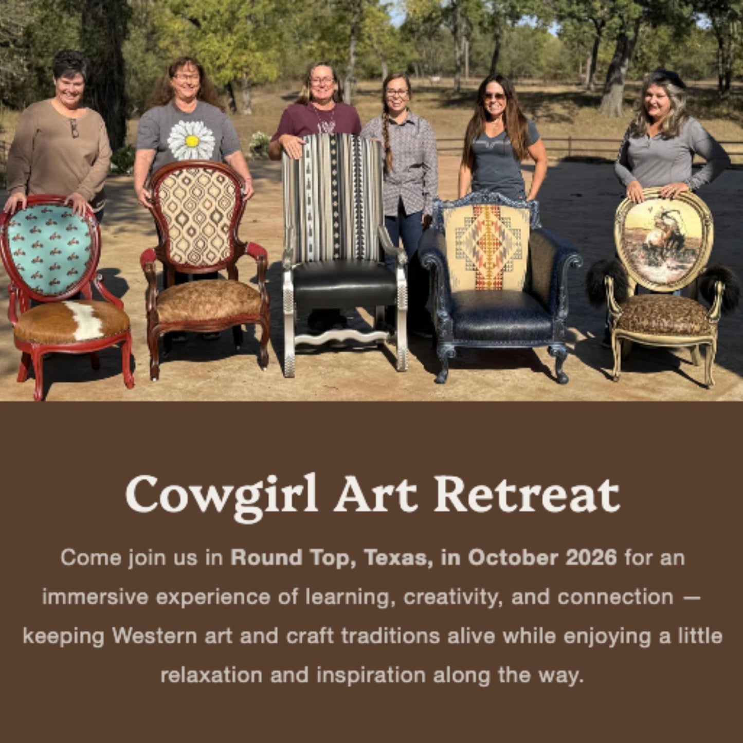 Round Top 2026 Retreat - Upholstery Workshop